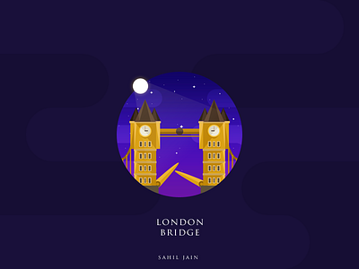 London Bridge bridge flat icon india landmak london love minimal tourism udaipur uk world