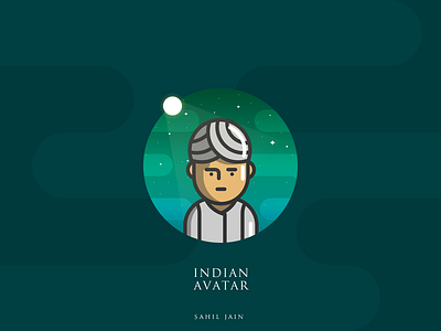 Indian Avatar avatar fashion flat icon illustration india indian love man rajasthan udaipur user
