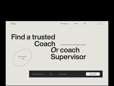 Coach business career clean coach course crisp education homepage main page scandi search tipography typography ui ui design ux ux design web design webdesign website