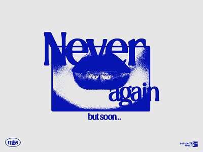 Never again.. But soon.. adobe art branding clean design illustration illustrator logo vector