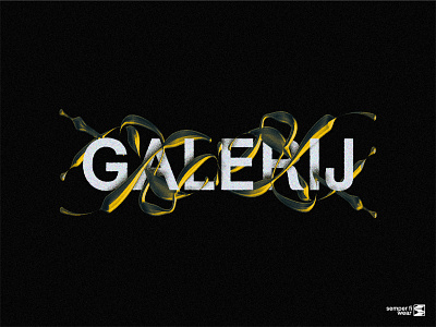 GALERIJ adobe art branding clean design illustration illustrator logo vector