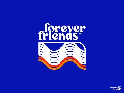 Forever friends! adobe art branding clean design illustration illustrator logo vector