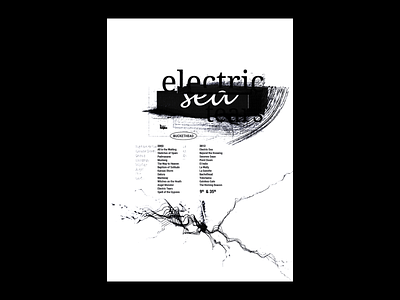 Electric sea album art buckethead concept art cover design daily poster design flat illustrator photoshop poster poster design posterwall type poster typograpgy visual arts