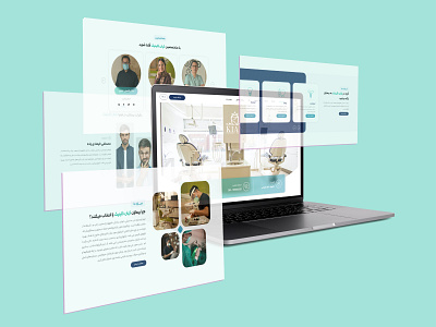 UI Design Website Kian Dental Clinic clinic dent dental design teeth ui ux web webdesign website