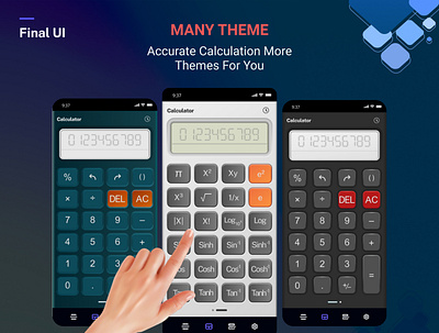 Master Calculator branding calcu ·lator graphic design ui