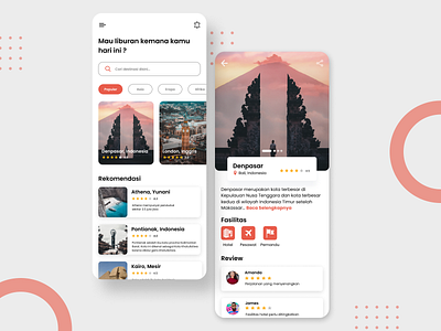 Travel Mobile App app design flat illustration ui ux