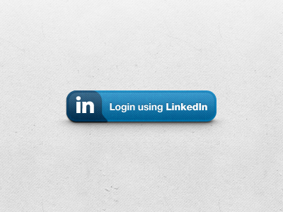 Login! blue button linkedin login texture
