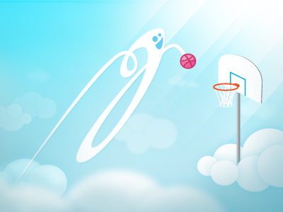 Sky Dunk blue clouds dunk fanscript playoff promotion sky veer