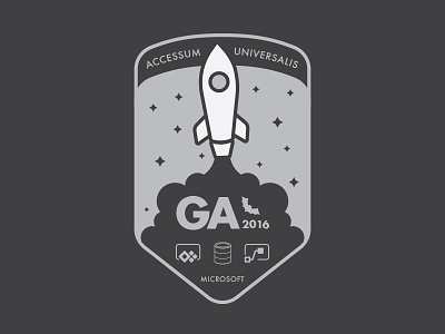 Launch Patch achievement celebration commemoration hoodie launch merchandise microsoft patch powerapps rocket space victory