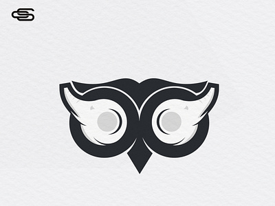 Owl elephant logo design