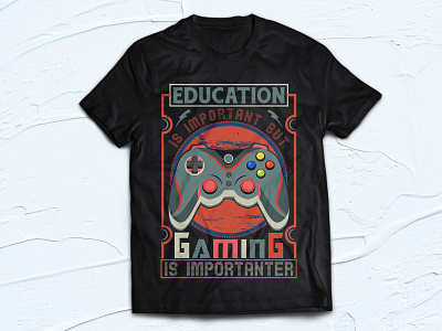 Gaming t-shirt design