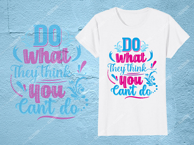 Typography t-shirt design