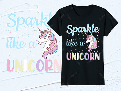 Unicorn t-shirt design