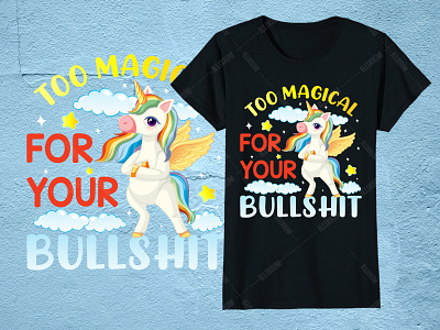 Unicorn t-shirt design