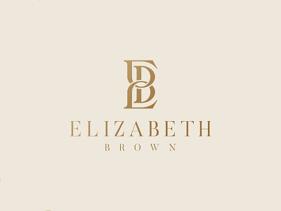 ELIZABETH BROWN ( E+B MONOGRAM LOGO) brandidentity branding design fashion graphic design logo monogram typography