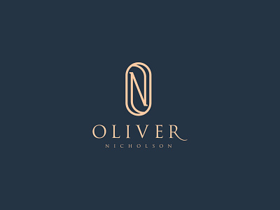 Oliver Nicholson ( O+N Monogram ) brandidentity branding design graphic design illustration logo monogram typography vector