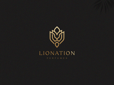 Lionation Perfumes Logo design brandidentity branding design graphic design illustration lion logo monogram typography vector