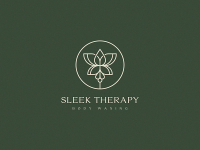 Sleek Theraphy Logo Design brandidentity branding design graphic design logo monogram typography