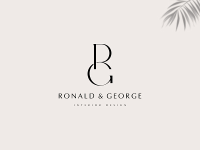 R+G Monogram Logo brandidentity branding design graphic design illustration logo monogram typography ui vector