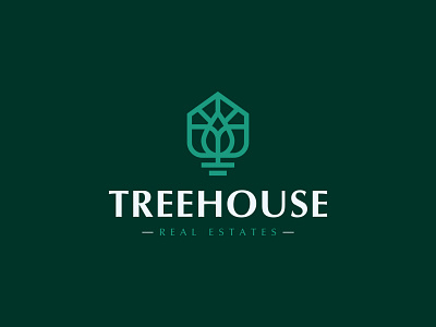 Treehouse Realestates Logo design brandidentity branding design graphic design illustration logo monogram typography vector