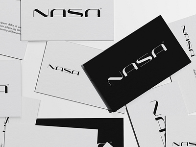 Nasa Custom wordmark logo