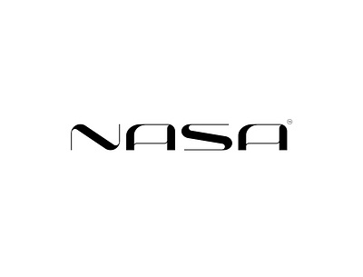 Nasa Custom wordmark logo brandidentity branding design graphic design illustration logo monogram typography ui vector