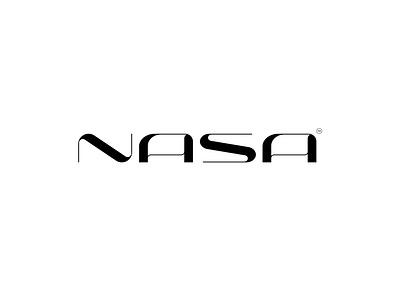 Nasa Custom wordmark logo