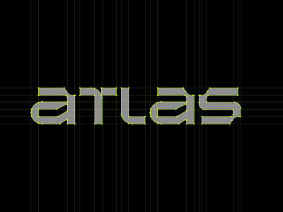 ATLAS brandidentity branding design graphic design illustration logo monogram typography ui vector