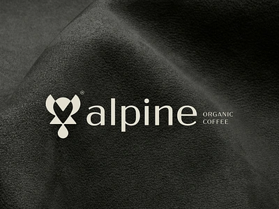 Alpine Coffee abstract brandidentity branding coffee design graphic design illustration logo logodesigner monogram typography ui vector