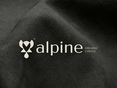 Alpine Coffee abstract brandidentity branding coffee design graphic design illustration logo logodesigner monogram typography ui vector