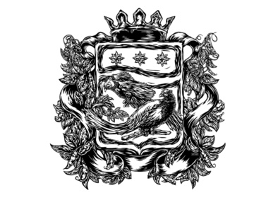 Стилизация герба Амурской области by artcor andrey kalinin on Dribbble