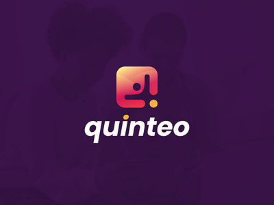 Quinteo app apps branding care colorful design fun icon illustration kids logo modern software technology ui ux vector