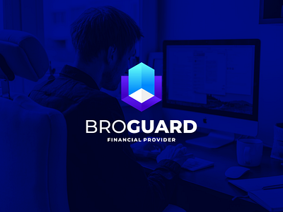 BroGuard - Financial Provider app branding brokerage colorful design financial icon illustration logo modern shield software ui vector