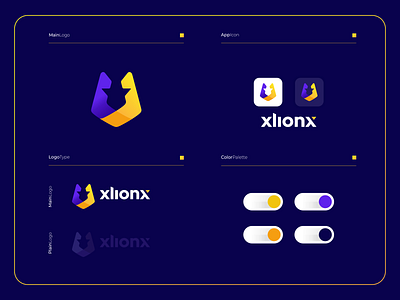 xlionx - Logo Composition