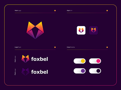 Foxbel - Logo Composition