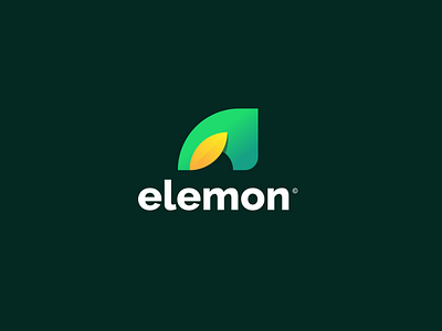 Elemon app branding colorful combinationlogo design designs dualmeaning elephant icon illustration kids lemon logo mobile modern software ui ux vector web