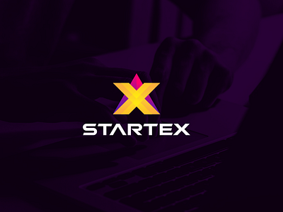 Startex app branding colorful design digital icon illustration light logo logotype mark mobile moderlogo modern software star starlogo tech