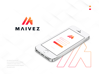 Maivez app application apps colorful design icon logo logotype mark mletter mlogo mobile modern modernlogo