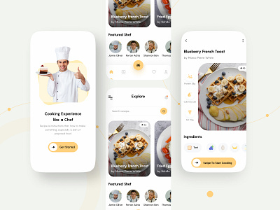 Recipe App 2021 2021 trend app chef clean ui cook cooking design home cook ios ios app learning minimalism product product design recipe recipe app typography ui ux
