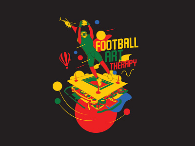 Football poster football illustration illustration art inspiration man poster art poster design sport