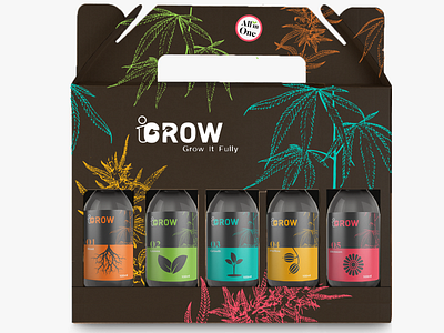 iGROW - Cannabis Growing Liquids - Packaging
