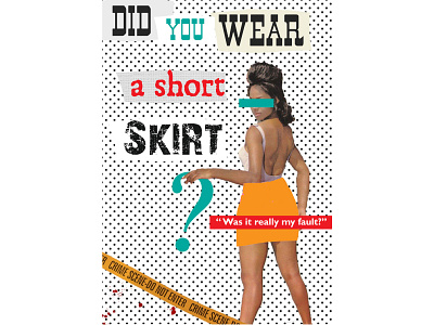 - Said The Short Skirt abuse adobe photoshop collage collage art design poster poster design