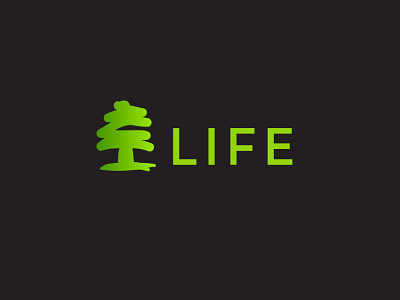 life logo apparel brand identity branding business company clothes dress green life life logo minimal modern simple smart logo tree tree logo treehouse trees trial women