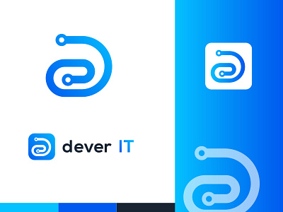 dever IT logo design