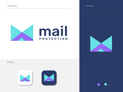 mail protection logo brand identity branding business company creative icon icon designer internet logo designer mail mail services minimal mobile app platform protocall recent logo smart logo user