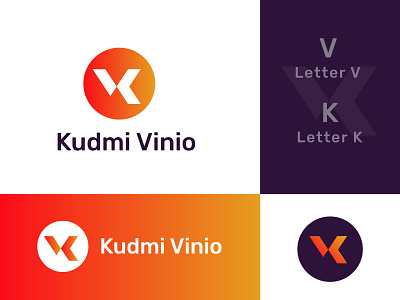 k letter logo l v letter logo l gradient logo