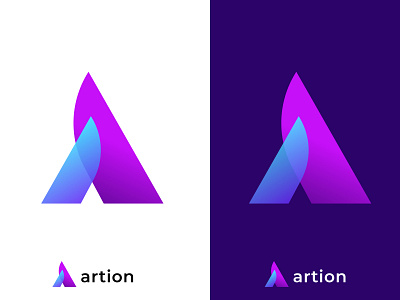 a modern logo l gradient logo   a letter logo