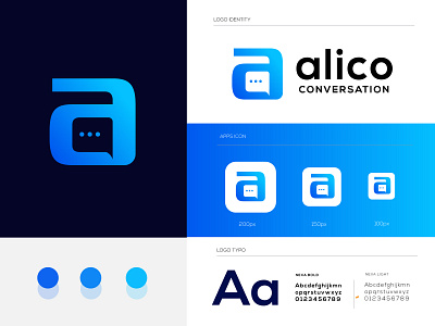 chat app icon logo a letter logo a letter a letter logo a logo design apps design brand identity character chat app chating concept creative gradient lettermark letterpress logo design agency logo design concept logo designer logoset logotype modern logo