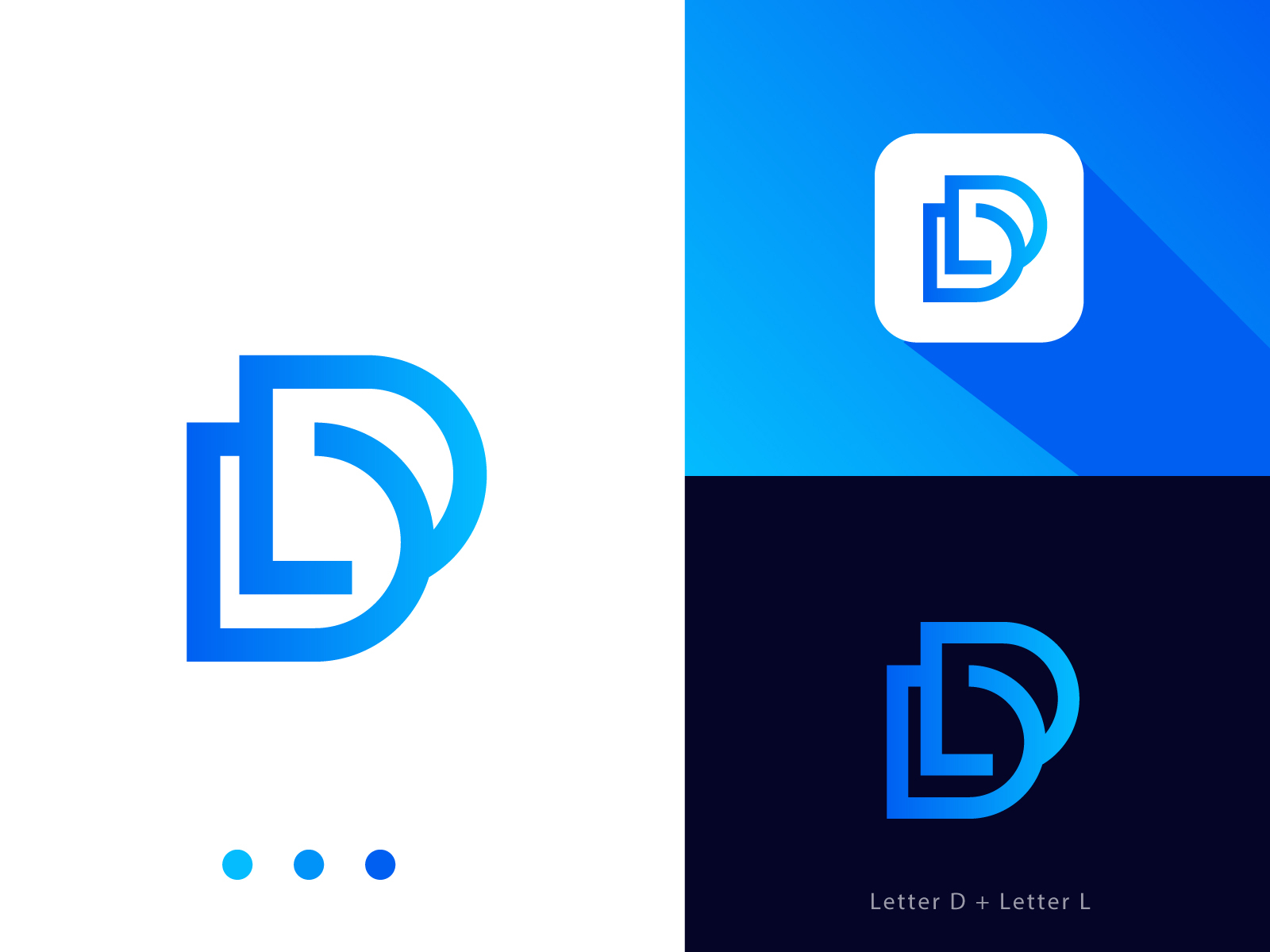 d letter mark + L letter mark + DL logo mark by Masud - Logo Designer ...