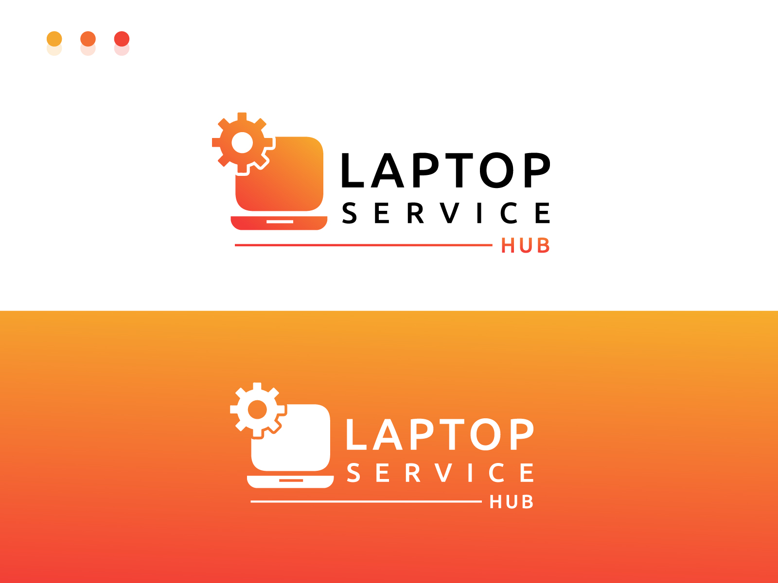 Computer and repair service logo vector illustration design • wall stickers  repairing, gadget, electric | myloview.com